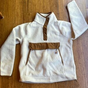 Women’s Carhartt relaxed fit fleece pullover